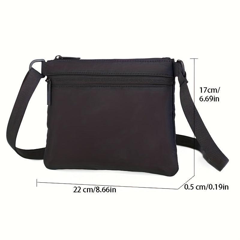 Men's Casual Mini Crossbody Bag Outdoor Square Shoulder Bag