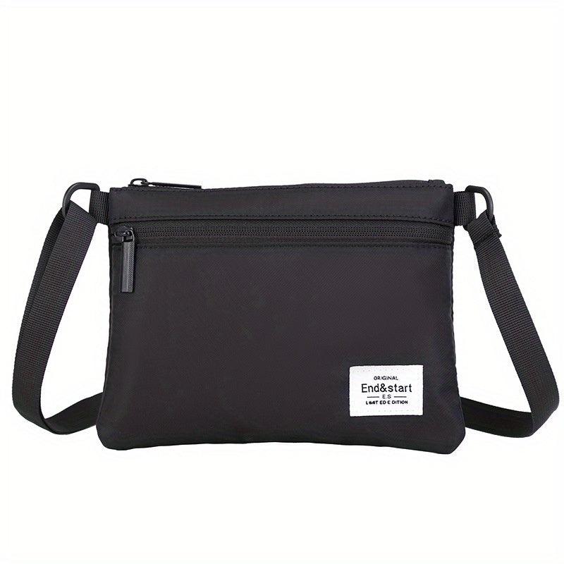 Men's Casual Mini Crossbody Bag Outdoor Square Shoulder Bag