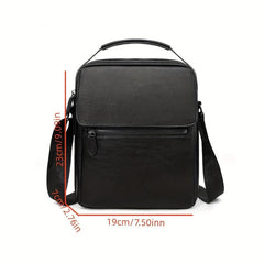 Men's Leather Crossbody Bag Business Bag Handbag