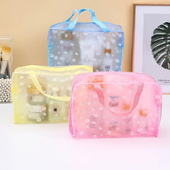 Home Travel Floral Waterproof Cosmetic Bag Makeup Storage Bag