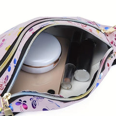 Colorful Laser Butterfly Waist Bag Crossbody Bag
