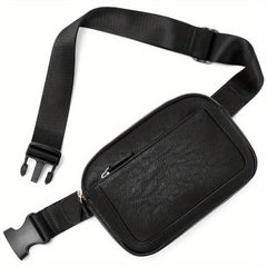 Colorblock Waist Bag Zipper Belt Bag for Women - Outdoor Purse