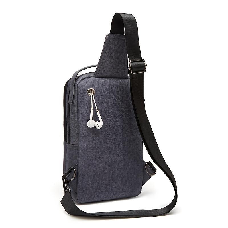 Men's Chest Bag Oxford Cloth Small Backpack Casual Shoulder Bag