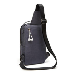 Men's Chest Bag Oxford Cloth Small Backpack Casual Shoulder Bag