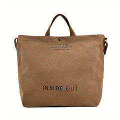 Canvas Tote Handbag Crossbody Top Handle Bag