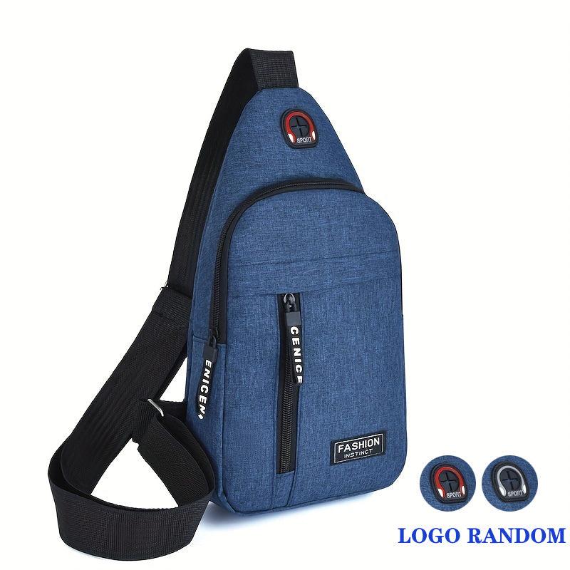 Men's Canvas Crossbody Bag Multifunction Shoulder Bag
