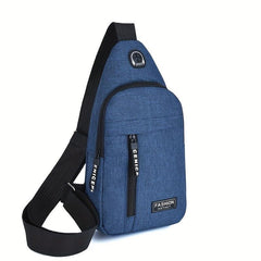 Men's Canvas Crossbody Bag Multifunction Shoulder Bag