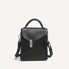 Men's Japanese Retro Crossbody Bag Work PU Messenger Bag