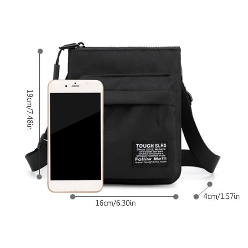 Men's Casual Nylon Shoulder Bag Cycling Sport Crossbody Bag