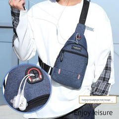 Waterproof Oxford Chest Bag for Men