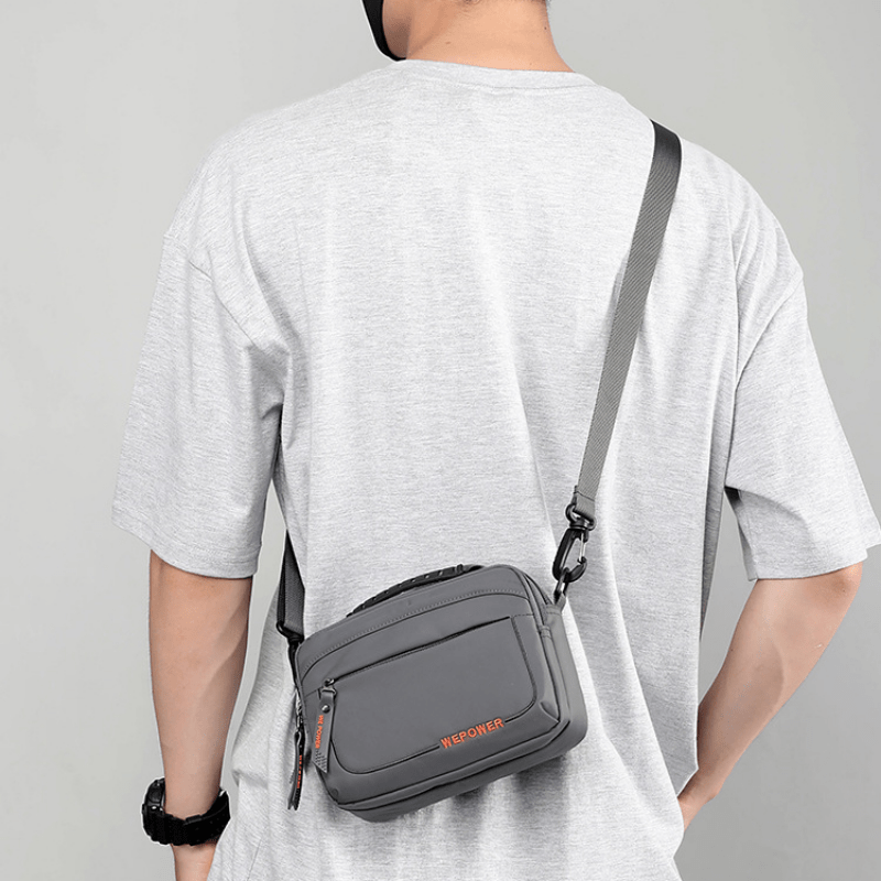 Men's Multifunctional Crossbody Bag Waterproof Shoulder Bag