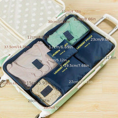 6pcs Travel Storage Bag Set for Luggage