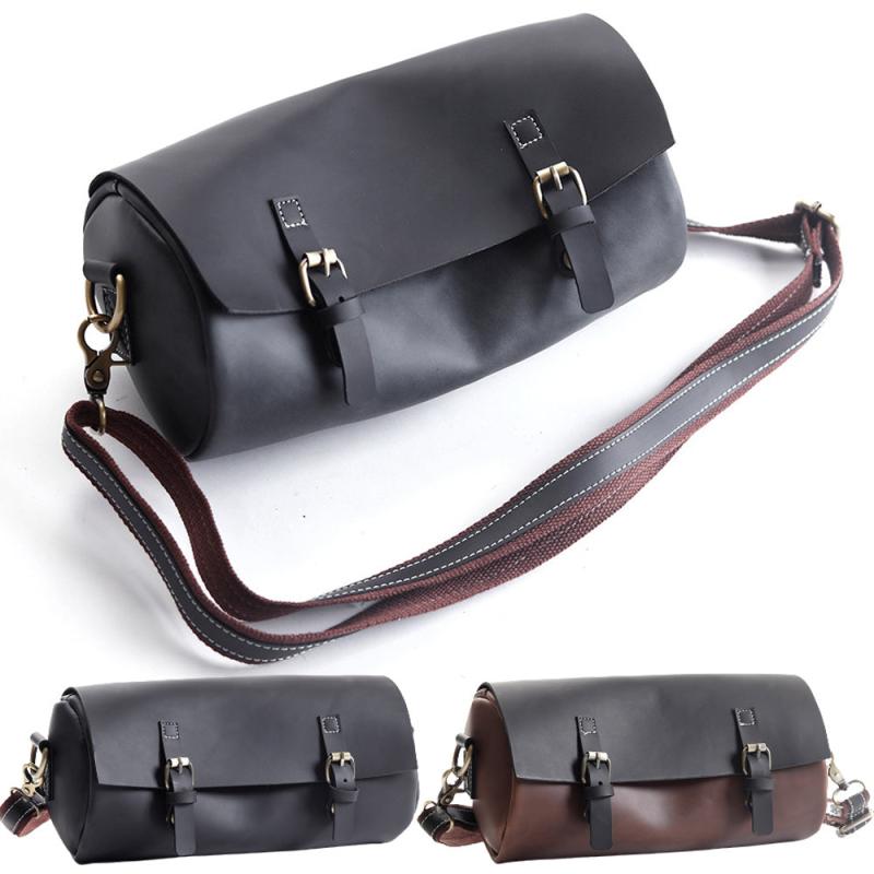 Men's Vintage PU Leather Messenger Bag Travel Shoulder Bag