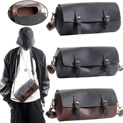 Men's Vintage PU Leather Messenger Bag Travel Shoulder Bag