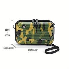 Camouflage ABS Hard Shell Crossbody Shoulder Bag