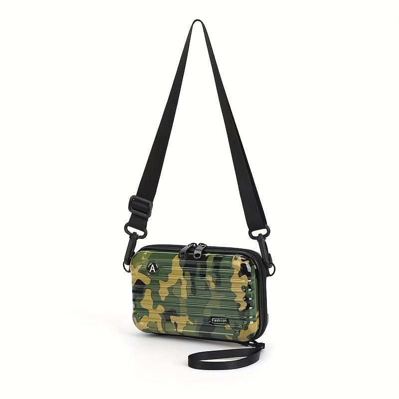 Camouflage ABS Hard Shell Crossbody Shoulder Bag
