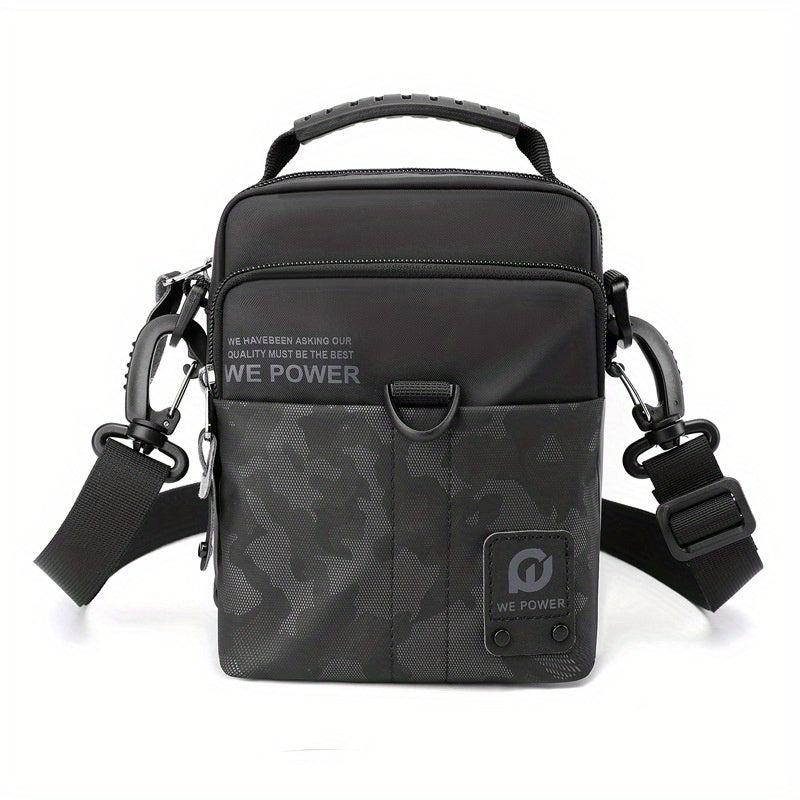 Men's Nylon Casual Messenger Bag Large Capacity Crossbody Bag