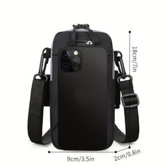 Men's Nylon Crossbody Bag Arm Bag Multifunction Shoulder Bag Mobile Phone Pouch