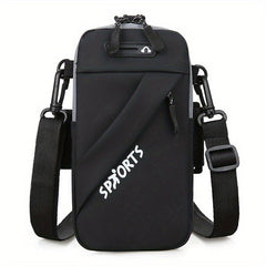 Men's Nylon Crossbody Bag Arm Bag Multifunction Shoulder Bag Mobile Phone Pouch