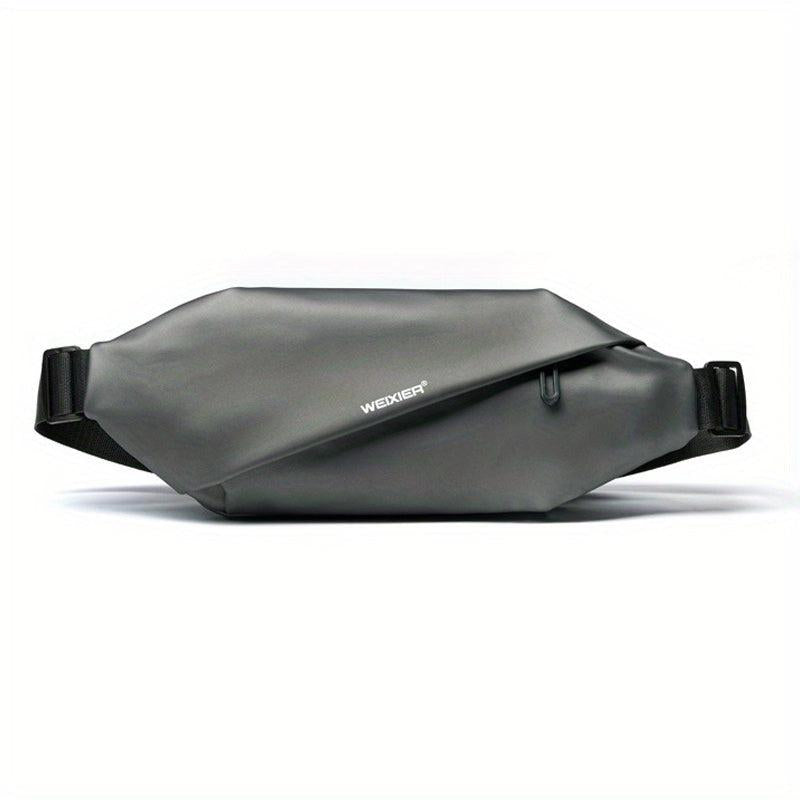 Men's Waterproof Shoulder & Waist Bag with Adjustable Strap