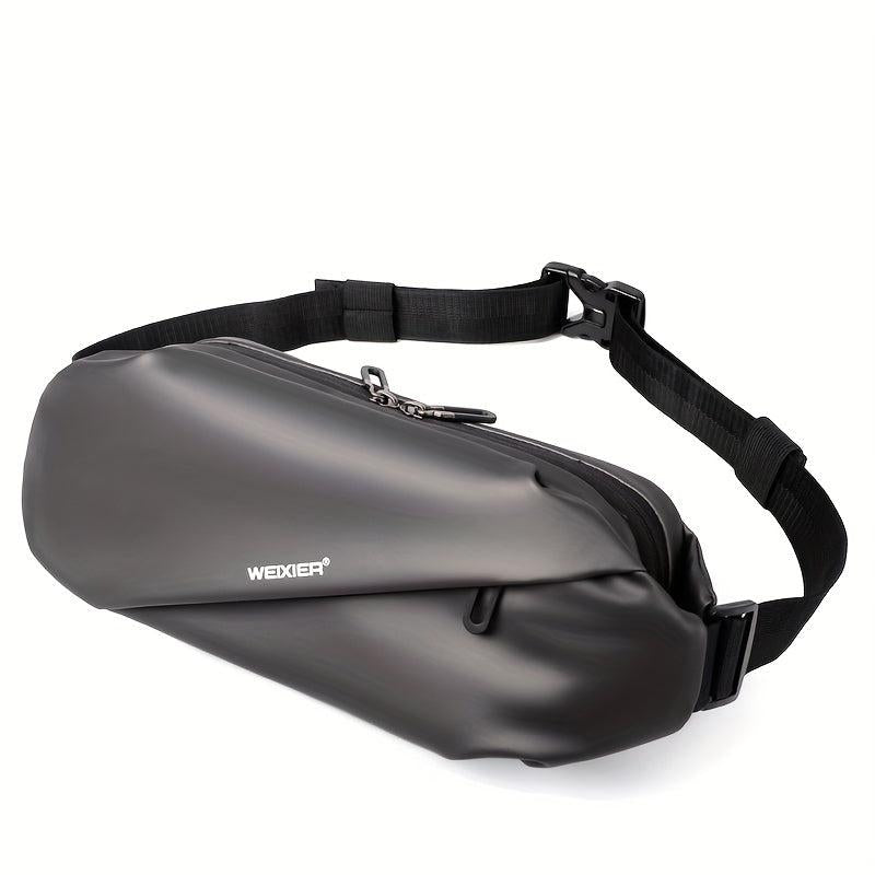 Men's Waterproof Shoulder & Waist Bag with Adjustable Strap