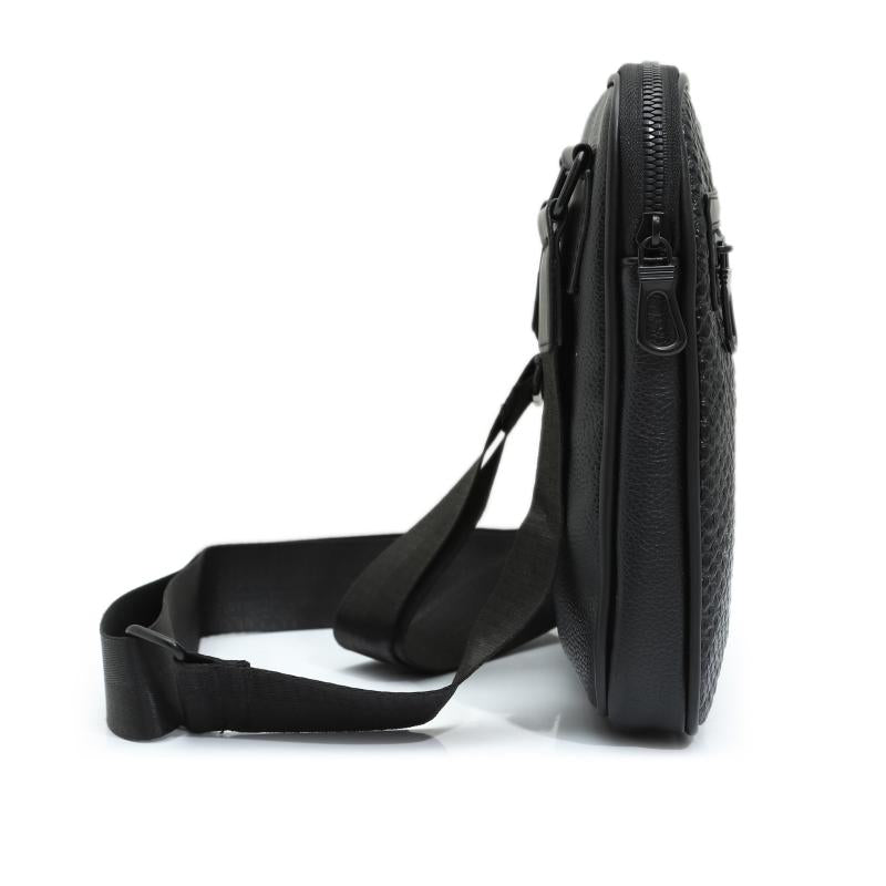 Men's Crocodile Pattern Messenger Bag Satchel