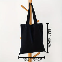 Canvas Tote Grocery Bag High Capacity Reusable Shopping Handbag