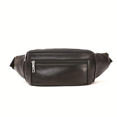 Men's Leather Waist Bag Fanny Pack Casual Chest Bag