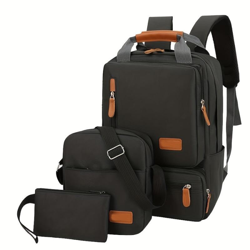 Men's Compartment Backpack Set Outdoor Sports Travel Clutch Bag Waterproof