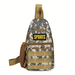 Camouflage Tactical Shoulder Bag Watter Bottle Storage