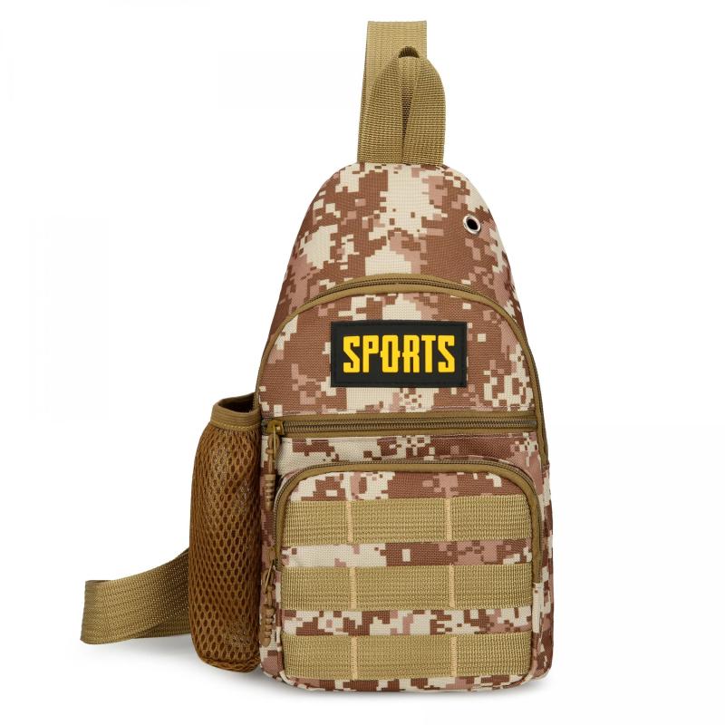 Camouflage Tactical Shoulder Bag Watter Bottle Storage