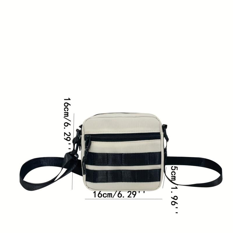 Men's Casual Crossbody Bag Nylon Shoulder Bag For Travel Work Business