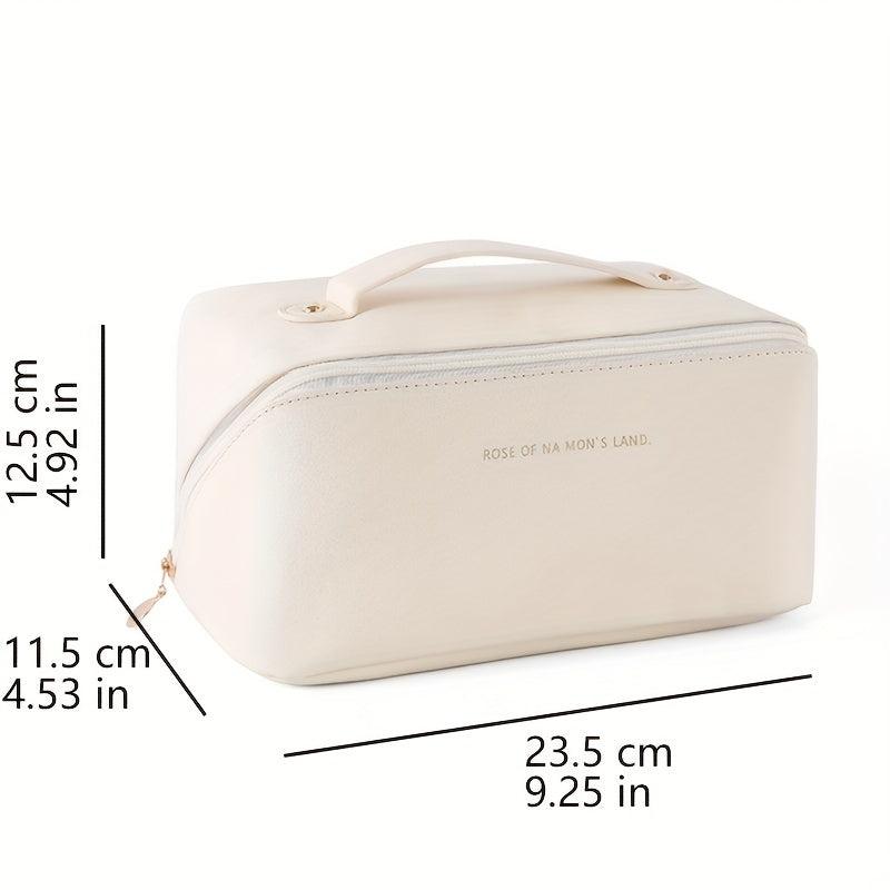 Waterproof PU Leather Travel Toiletry Bag