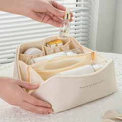 Waterproof PU Leather Travel Toiletry Bag