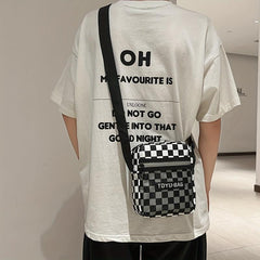 Men's Mini Messenger Bag Casual Satchel Mobile Phone Crossbody