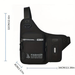 Men's Casual Multifunctional Storage Bag for Outdoor Sports