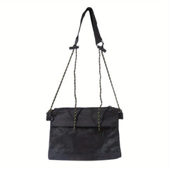 Men's Two Tone Canvas Satchel Bag Casual Shoulder Bag
