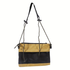 Men's Two Tone Canvas Satchel Bag Casual Shoulder Bag