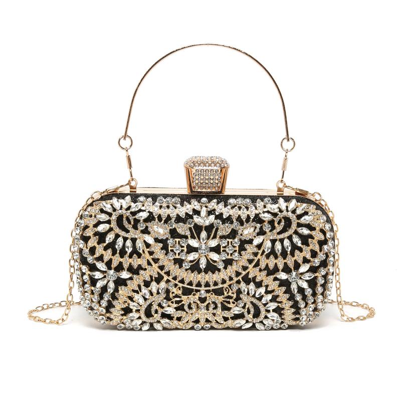 Rhinestone Clutch Bag Evening Shoulder Bag for Party