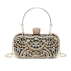 Rhinestone Clutch Bag Evening Shoulder Bag for Party