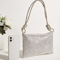 Glitter Shoulder Bag for Cocktail Party Clutch