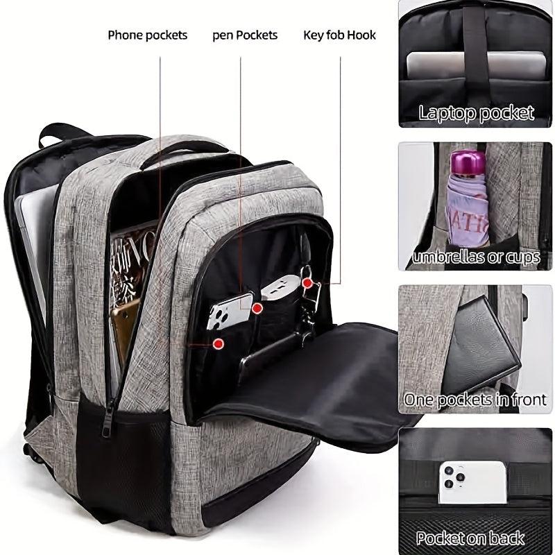 Large Capacity Travel Backpack Lightweight Schoolbag