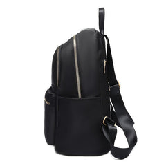 Trendy Metal Zip Lock Backpack