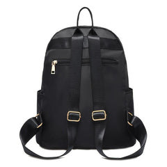 Trendy Metal Zip Lock Backpack