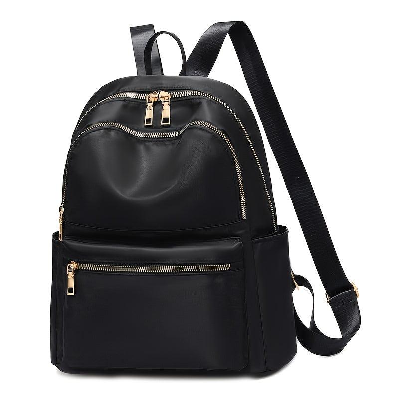 Trendy Metal Zip Lock Backpack