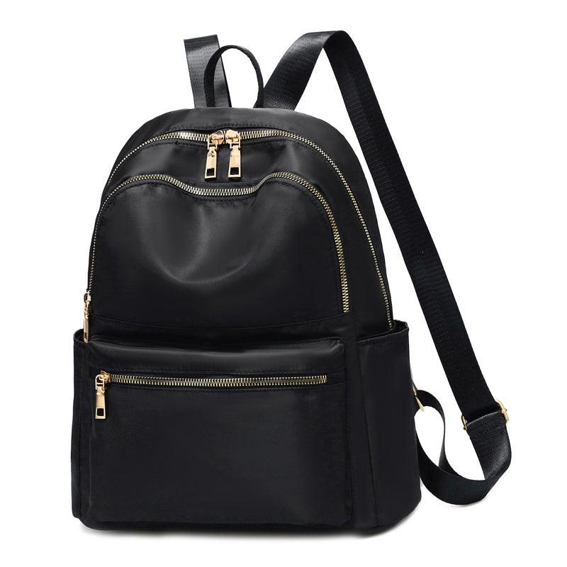 Trendy Metal Zip Lock Backpack