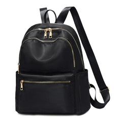 Trendy Metal Zip Lock Backpack
