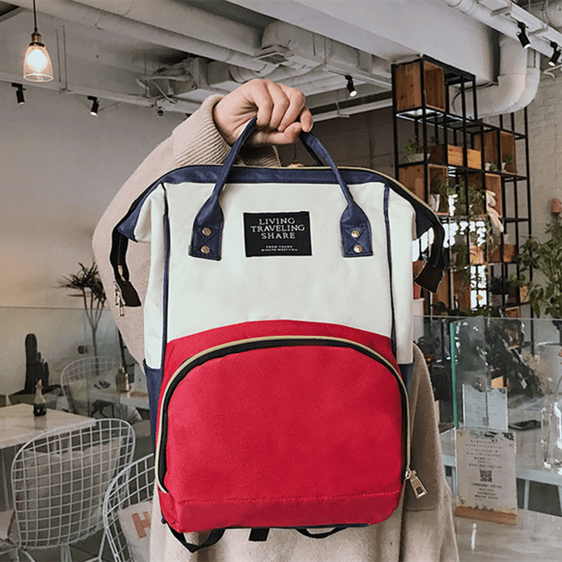 Casual Canvas Large Capacity Backpack Handbag