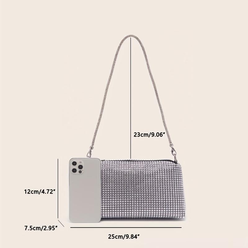 Rhinestone Evening Bag Prom Purse Handbag For Wedding Party