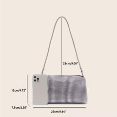 Rhinestone Evening Bag Prom Purse Handbag For Wedding Party